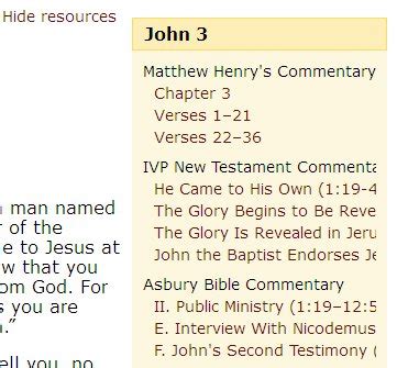 bible gateway commentary